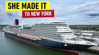 She made it - Cunard Queen Anne arrives in New York