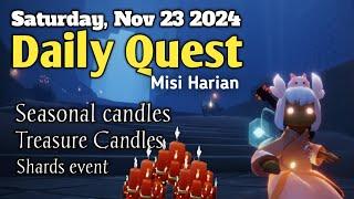 Sky Daily Quest today - Vault of Knowledge 23 Nov 2024 | Sky Children of the Light | Sandwichies Ch