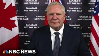 Ontario Premier Doug Ford talks tariffs on Canadian energy