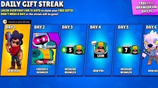 CLAIM NEW FREE GIFTS!!!/Brawl Stars FREE QUEST!