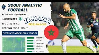 ZAKARIA BENLAMACHI ( PART 1 / 2024 - 2025 ) ( OFFENSIVE MIDFIELDER & WINGER KAC MOROCCO )