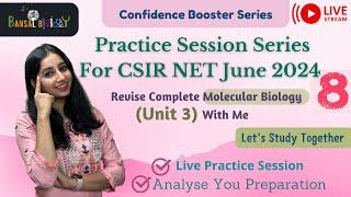 Target CSIR NET 2024 - Practice Session 8 - Unit 3  End of Fear - Confidence Booster Series