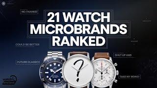 21 Affordable Watch Microbrands Ranked: The 2024 Tier List!