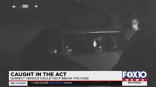 Caught in the Act: Suspect vehicle could help break the case