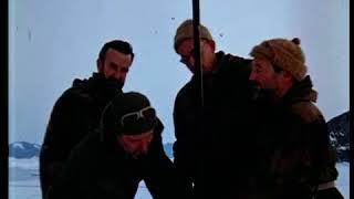 Philip Law Raising the Australian Flag at Oates Land Antarctica (1959)