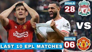 Liverpool • Last 10 EPL Matches with Manchester United