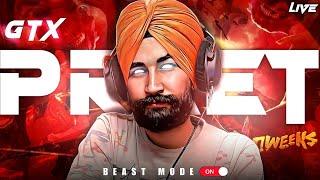 BGMI LIVE : TOP 100 RANK CONQUEROR | GTXPREET PUBG LIVE