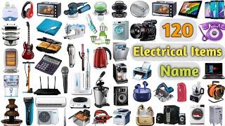 Electrical Items Vocabulary ll 120 Electrical Items Name In English With Pictures ll Electric Object