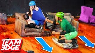 Don't Slide Down the Lava Slope! | Survival Battle!