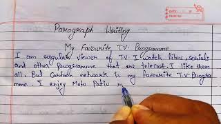 Write Paragraph  On My Favorite TV Programme ll Easy On My Favorite TV Programme