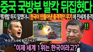 중국을 뒤흔든 8분 영상 공개! 핵개발 금지하자 한국이 만들어낸 무기에 전세계 충격[해외감동사연]