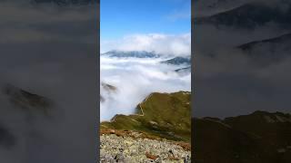 Spacer w chmurach  - Tatry Zachodnie #nature #podróże #travel #góry #tatry #pogoda