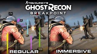 Ghost Recon: Breakpoint (Ghost Experience) Immersive vs Regular | Direct Comparison