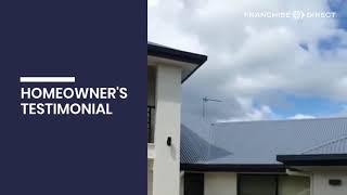 Roof Restoration and Painting Before and After Eumundi, Sunshine Coast - Prestige Home