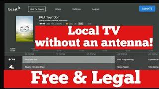 Local TV without an antenna! We show how to legally watch local TV without an antenna and it's free!