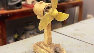 Restoration Antique Table Fan // Restoring a Rusty Antique Table Fan - Incredible Transformation!