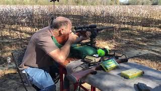 GrandDad verifying hunting rifle accuracy