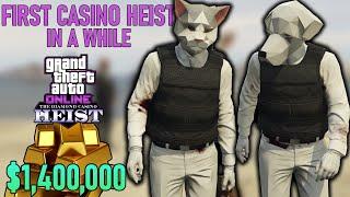 Casino Heist Aggressive Approach Sewer Tunnel Entrance (first time doing it in a while) - GTA Online