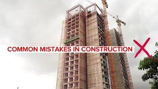 10 MOST COMMON MISTAKES IN CONSTRUCTION (Part 1) | House Construction