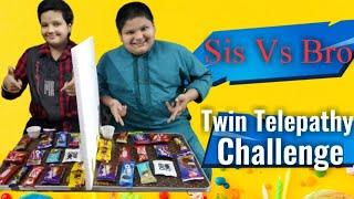 Twin Telepathy Challenge Sis Vs Bro || SS Kids Vlogs || Funny video || Sis vs Bro