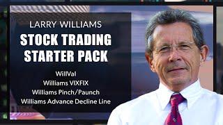 Larry Williams Stock Trading Starter Pack Updates: WillVal, Vix/Fix, Pinch/Paunch, A/D Line