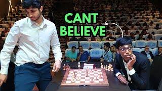 Pragg cannot believe what just happened there | Vidit vs Pragg | Tata Steel Chess India 2024