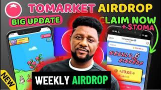 TOMARKET AIRDROP WEEKLY TOKEN ALLOCATION   Grab yours NOW $300 possible