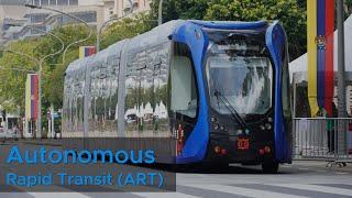 First Trackless Tram in Putrajaya - Autonomous Rapid Transit (ART)