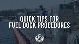 Quick Tips on Seattle Boat Co. Fuel Dock Procedures