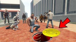 Franklin Surviving In Zombie Outbreak In Their Secret Bunker In Indian Bike Driving 3D