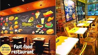 Small Fast Food Shop Design Ideas | Modern Fast Food Restaurant Design | Home Decor Haul