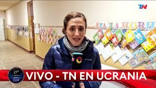 TN EN LA GUERRA EN UCRANIA | Carolina Amoroso es una escuela convertida en refugio