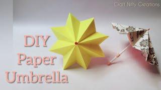 DIY Paper Umbrella | Craft Nifty Creations