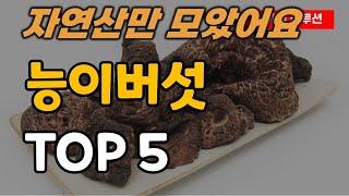 자연산 능이버섯 추천 순위 TOP5