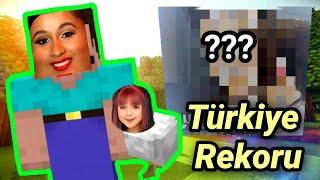 Minecraft'ta devasa CELLAT36 heykeli yapmışke  //nurdisina