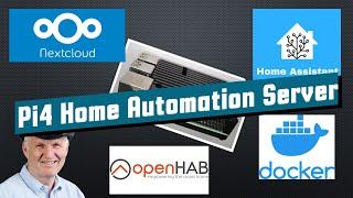 #352 Raspberry Pi4 Home Automation Server (incl. Docker, OpenHAB, HASSIO, NextCloud)