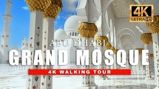  Walking Sheikh Zayed Grand Mosque Abu Dhabi - Day & Night Virtual Walk [ 4K HDR - 60fps ]