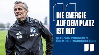 Der Coach zieht ein TRAININGSLAGER-FAZIT | Kees van Wonderen | INTERVIEW | FC Schalke 04