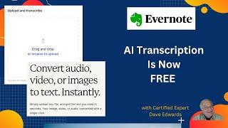 Evernote's AI Transcription Feature Is Now Free