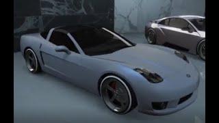 GTA 5 modded COQUETTE D5 , 60 FULL MODDED CARS , my office garage.