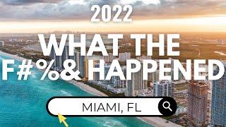 Miami real estate crash 2022 | Did you mess up by buying a home last year? | Where is Miami headed?