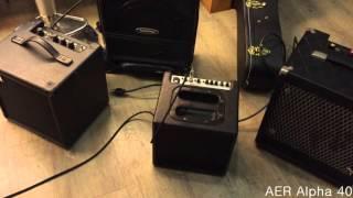 Henriksen, Polytone, AER Jazz Amp Comparison