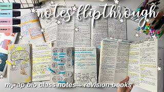 a flip through of my notes + tips on notetaking