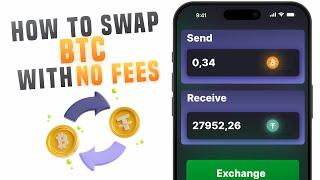 How to Swap BTC, ETH, and TRC with Zero Fees and No KYC!