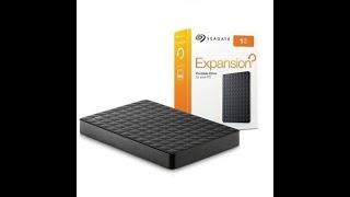 Распаковка жёсткого внешнего диска 2.5" Seagate Expansion+ 1Tb (STEF1000401) из М.Видео.