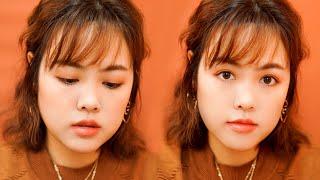 HOW TO แต่งหน้าโทนน้ำตาลส้ม  Autumn Makeup | Noonninn