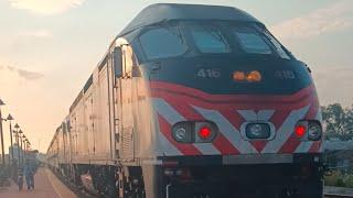 Dual Power! Metra RI Locomotive Engines 416 and 409