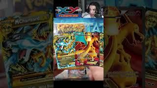 Risking it for the $1000 ZARD Pokemon XY Flashfire pack opening #pokemon #cards #shorts