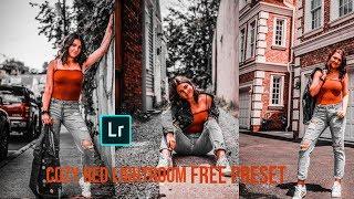 How to edit moody red & grey in lightroom - free lightroom presets | lightroom mobile