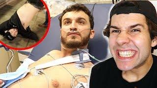 THIS IS HOW HE BROKE HIS ARM!! (CAUGHT ON TAPE)